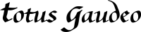 Totus Gaudeo Logo